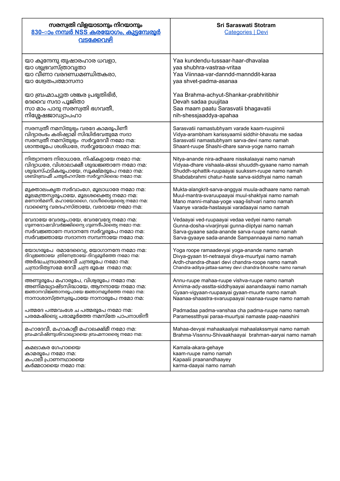 Prayers page 6